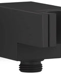 Handshower Wall Supply With Bracket And Elbow Backflow Check Valve Fits Most Handshowers For Easy No Fuss Install matte black
