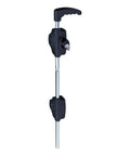 Class Act Heavy Duty Polished Gate Latch Replacement For Lokkbolt LB124BXKSA Models, sturdy black latch for up to eleven foot gates.