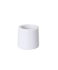 Eight Pack White Door Stop Bumper Tips Made From Durable Rubber For Door And Wall Protection Fits 0.39 Inch Wide Door Stops