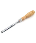 Bevel Edge Chisel One Half Inch (13mm) Woodworking Tool With Pro Grade Hardened Chromium Vanadium Steel, wooden handle