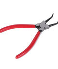 7 Inch Snap Ring Pliers With 90 Degree Bent Tips For Internal Circlip Installations And Retaining Ring Removal Precision Forged Internal Pliers Built Tough With Durable Red Handle For Easy Slip Free Gripping.
