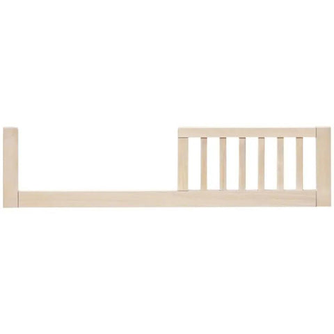 Contemporary Wood Toddler Conversion Rail 54 Inch Wide Made From Sustainable New Zealand Pine With Washed Natural Finish ASTM Compliant