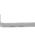 Close-up of a 10mm L-shaped wrench from the Heavy Duty 7 Piece Square Head Wrench Set L Shaped For Square Screws 3mm To 10mm Chromium Vanadium Steel Boss Grade Handyman Tools Built To Last For Automotive Plumbing And DIY Projects With Easy Grip Ergonomic Handles.