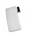 White rectangular fuel tank assembly for 44-5 ground drill and earth auger engines, with black cap