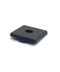 15 Series 1.5 Inch Square End Cap Black ABS Plastic for 80 20 Aluminum Extrusion T Slot Accessories Ten Pack front view