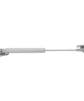 Heavy Duty Gas Support Hinge With Hydraulic Technology For Cabinets And Doors in silver metal, side view