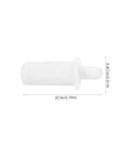 Plantation Shutter Repair Kit with 0.6 Inch Replacement Pins for Blinds, 0.79 inch white pin for easy window repairs.