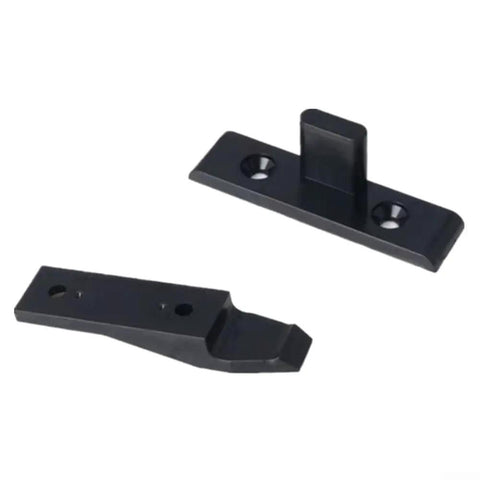 Push In Panel Clips For Kitchen Plinths And Cabinet Mounting Quick Release Fasteners With Concealed Fixing in black ABS plastic