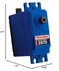 Beefy Waterproof Digital High Torque Servo 2075 For E Maxx Revo T Maxx Summit Stampede OX1 VXL Compatibility 125 OzIn RC Car Servo