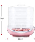 Slick Digital Food Dehydrator Featuring Five Stackable Trays Adjustable Heat Control Plus Solid Forty Eight Hour Timer