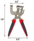 Heavy Duty Snap Fastener Tool Kit With Built In Hole Punch, 40 Sets Four Color Metal Snaps for Boat Cover Repair, Marine Grade Pliers