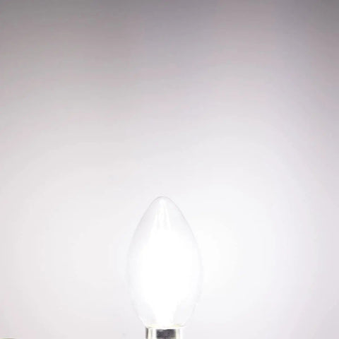 12 Pack E12 Candelabra LED Bulbs 60W Equivalent Daylight 5000K, Dimmable, Long Lifespan, Flicker Free And Noise Free, Only 4W