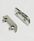 Heavy Duty 2Pc Stainless Steel Window Roller Kit With Double Fly Pulley Wheels For Slick Sliding Glass Doors And 5Mm Panels Badass Gear With No Hassle Swap Install showing two stainless steel rollers.