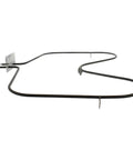Bake Element For Whirlpool Oven W10308477 Replacement Part Fits Models shown from side view on white background