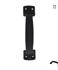 7 Inch Classic Barn Door Handle In Matte Black Cast Iron For Sliding Doors Gates Sheds Fences And Closets Indoor Outdoor Farmhouse Hardware Heavy Duty Pull For Indoor Or Outdoor Use