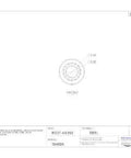 Technical drawing of Single Cone Tapered Roller Bearing, Standard Tolerance, Steel, Inch, 1.7500 In ID, 1.1140 In Width