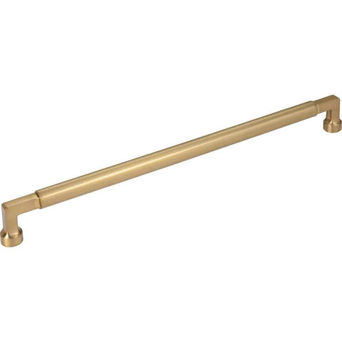 12 Inch Center To Center Cumberland Cabinet Pull in Honey Bronze Finish, shown in durable brass construction with a classic design.