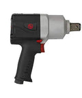 Pro Shop Ready 3/4 Inch Drive Air Impact Wrench, heavy-duty design, side view, built for hardcore garage repairs.