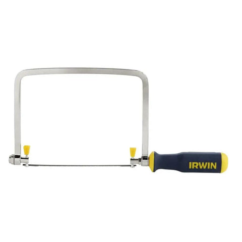 ProTouch Coping Saw With Ergonomic Handle And Durable DuraSteel Pins, Pro-Grade High-Speed Steel Blades For Clean Cuts, Flat-Bar Frame, 17-Tooth Count, 5-1/2 Inch Frame Depth, 6-1/2 Inch Blade Length, Built For Smooth, Precision Woodworking