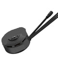 275KV Brushless RC Motor For 12S Power, Smooth Stable Flight, close-up of motor with cables, lightweight design