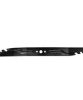 21 Inch Replacement Blade For Electric Lawn Mowers AB2102 Fits LM2110 LM2110 FC LM2110SP LM2110SP FC LM2120SP LM2120SP FC Mulching Bagging Side Discharge Replacement Part Pro Grade Sharp Cut Easy Install, flat view of metal blade.