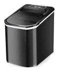 Smooth Operator Countertop Ice Maker Chills Out 33 Pounds Daily Of Snap Frozen Bullet Ice Ready In Eight Minutes with a sharp black shell.
