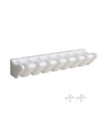White wall-mount Skådis Tape And Tool Holder Pegboard Organizer for tape rolls and accessories, compatible with pegboard systems.