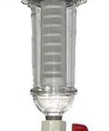 1 Inch PVC Spin Down Sediment Filter 100 Mesh Screen T Style Inline Water Filtration For Home Well And Whole House Systems
