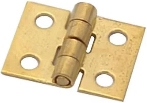 1:12 Scale Miniature Door Hinges With Screws, Set Of 4 For Dollhouse Doors And Cabinets, Realistic Tiny Hardware For DIY Projects