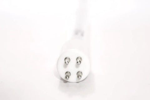 UV Bulb For Air Scrubber Plus Replacement Lamp, 8.5 Inch Long, OEM Quality, pin end detail showing four connectors