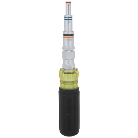Do-It-All 9-In-1 Pass-Through Nut Driver With Cushioned Grip, SAE Hex Sizes From 3/16 To 3/4 Inch, shown upright.