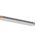 Dimmable LED Ceiling Light With Remote Control 37.4 Inch Flush Mount Low Profile Modern Wood Grey Finish 36W 3000K to 6000K