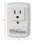 Heavy Duty Garage Door Opener Surge Protector For Single Opener With 15A 125VAC 1875W UL Listed Protection shown front view