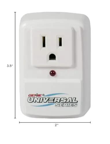 Heavy Duty Garage Door Opener Surge Protector For Single Opener With 15A 125VAC 1875W UL Listed Protection shown front view