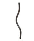 ComFiTec Training Browband Replacement For Bridle Black Full Size European Leather Construction viewed from side
