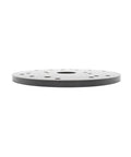 Rock Solid Universal Router Base Plate With Mounting Screws And Alignment Pin Dead Set Accurate Fit For Template Routing side view of 6-1/2 inch acrylic plate