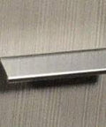 3 Inch Back Mount Finger Edge Pull Brushed Nickel Finish For Cabinets And Drawers installed on modern drawer