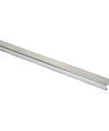 Heavy Duty Hot Dipped Galvanized Flanged Pallet Rack Cross Bar Built Like A Tank For Secure Warehouse Storage And No Sweat Pallet Safety Measuring 36 Inches Wide, single crossbar.