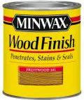 Minwax Wood Finish can in Fruitwood color, 8 fl oz, designed for cabinet refreshes. Real Deal Fruitwood Finish Oil Stain Flips On Clean For Zero Stress Cabinet Refreshes Fast Cure Blends Drop A Doper Shade In One Solid Coat Tough Interior Project.