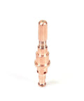 Copper plasma cutter electrode for WSP 80A machines, part of the Super Cool 21 Piece Plasma Cutter Consumable Kit.