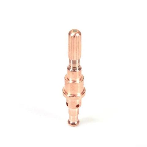 Copper plasma cutter electrode for WSP 80A machines, part of the Super Cool 21 Piece Plasma Cutter Consumable Kit.