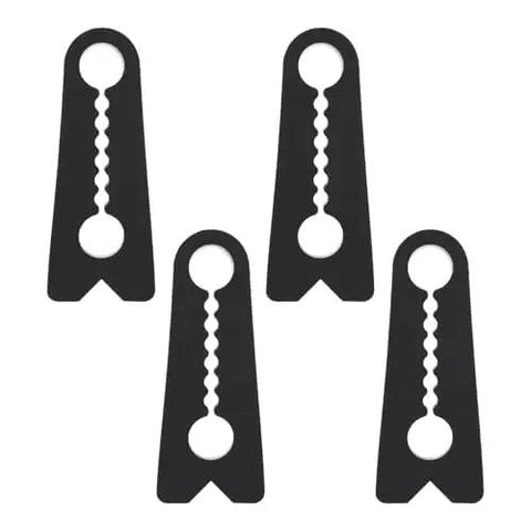 Skip The Door Slams Forever With These Heavy Duty Silicone Buffer Pads, Auto Sound Damper And Car Door Shock Absorbers, Premium Anti Scratch Bumper Savers Real Deal For Daily Cruising, four black silicone buffer pads.