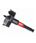 Self Feed Drill Bit 2 9/16 Diameter, 7/16 Hex Shank, Fast Wood Drilling With Aggressive Feed Screw, Hardened Steel Blades