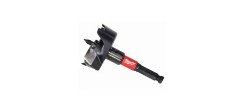 Self Feed Drill Bit 2 9/16 Diameter, 7/16 Hex Shank, Fast Wood Drilling With Aggressive Feed Screw, Hardened Steel Blades