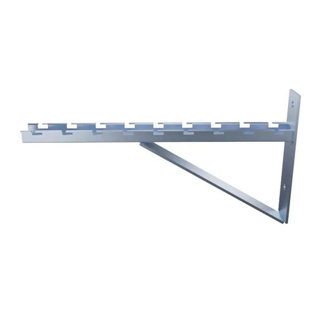 Electro Zinc Plated Triangle Wire Mesh Cable Tray Bracket Silver Steel Wall Mount 400mm 2 Pack Heavy Duty Easy Install