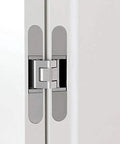 Concealed Door Hinges Heavy Duty Invisible 3D Adjustable Pair for Doors Up To 850mm Wide And 35mm Thick With 180 Degree Opening
