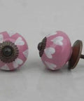 White Heart Ceramic Drawer Knobs And Dresser Pulls Pack Of One Hundred For Kitchen Cabinet Hardware Smooth As Silk Finish Top Tier Build No Sweat Install Rust Proof Decorative Home Accent Upgrade, pink design.