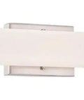 24 Inch Aristo LED Bathroom Vanity Light Fixture Satin Platinum Finish Damp Rated Integrated LED Bath Lighting Modern Slick Glow for Bathrooms