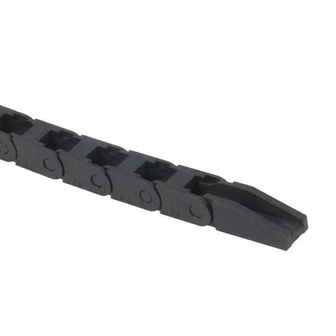 7x7mm Drag Chain Cable Carrier 1 Meter Close Type Black Plastic Flexible R18
