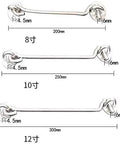 Top Shelf Stainless Steel Cabin Hooks And Eye Latches For Shed Doors Windows Straight Up Heavy Duty Rustproof Windproof Safety Catch Locks Includes Mounting Screws, 200mm, 250mm, 300mm sizes.